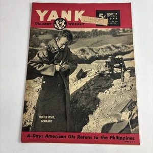 November 1944 Yank Magazine WWII Winter GI’s Issue photos Real War Time History - Picture 1 of 21