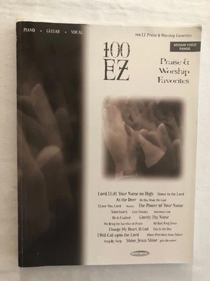 100 EZ Praise and Worship Favorites Songbook (Piano/Guitar/Medium Voice Range) - Image 1 of 4