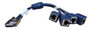 CABLE HP X260 MINI D-28/4-RJ45 0.3M RTR CONECTIVIDAD DE ALTA CALIDAD PARA REDES - Imagen 1 de 2