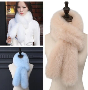 Fashion Women Winter Faux Fur Scarf Collar Shawl Cape Wrap Keep Warm (C) - Picture 1 of 12
