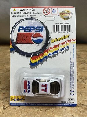 Rare Golden Wheel Diecast PEPSI Cola Wheeler Ferrari F40 White Car #02216 JD - Image 1 of 4