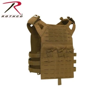 Rothco Laser Cut Lightweight Armor Carrier MOLLE Vest - Coyote - Picture 1 of 1
