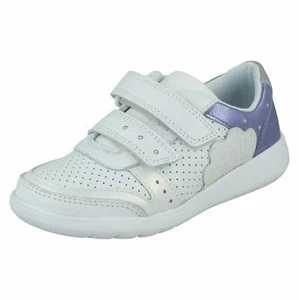 Zapatillas informales Clarks para niñas concha de escape - Imagen 1 de 10