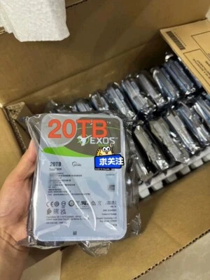 Seagate Exos X20 7200RPM, 3.5", SATA III 20TB Internal Hard Drive ST20000NM007D - Image 1 of 4