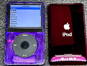 Apple iPod Classic 5.5th Atomic Purple 256gb SSD Wolfson DAC Atomic Mega Bat - Bild 1 von 2