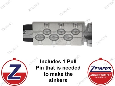 1122 New Do It Egg Sinker Mold 3 Cavities each of Size 1 oz and 1 1/2oz - Image 1 of 4