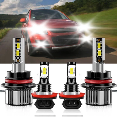 LED Headlight Bulbs Hi/Low Beam Fog Light For Suzuki SX4 Crossover 2012-2012 - Image 1 of 4