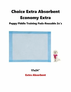 600ct 17x24" Atta Boyz Economical Xtra Absorb Puppy Dog Training Pads 4ply - Picture 1 of 2