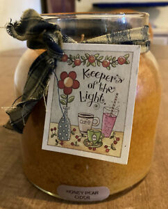 Keepers of the Light 34 oz. Papa Jar Scented Candles - Honey Pear Cider