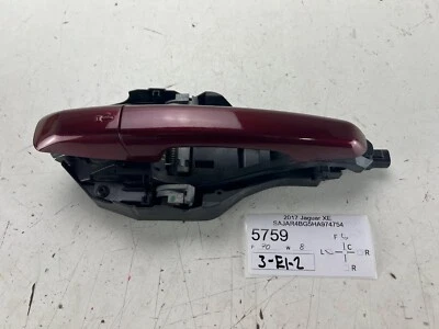 Jaguar XE 2016-2019 puerta delantera izquierda conductor manija exterior color: rojo OEM Foto 1 de 4