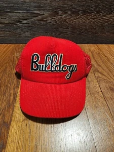 Sombrero de pana vintage Georgia Bulldogs rojo ajustable NCAA - Imagen 1 de 6