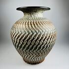 Dümler & Breiden ceramic vase Terra Sgravitto 181/20 signed handmade H 20 cm