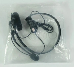 Official Microsoft Xbox 360 Headset Boom Microphone Headphone Black Speaker Set - Picture 1 of 4