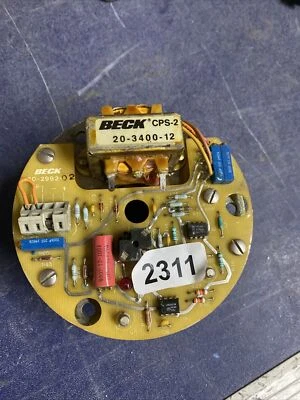 Placa de circuito de retroalimentación PCB Beck CPS-2 20-3400-12 Foto 1 de 2