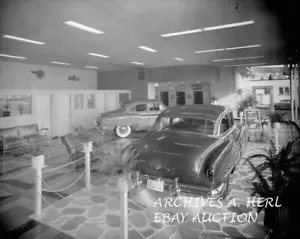 Buick 1951 car dealership display automobile photo photograph - Picture 1 of 1
