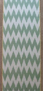 11 Yard HAND MADE UZBEK Natural SILK IKAT ADRAS FABRIC # 081** - Picture 1 of 4