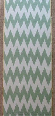 11 Yard HAND MADE UZBEK Natural SILK IKAT ADRAS FABRIC # 081** - Image 1 of 4
