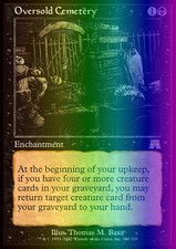 Magic the Gathering MTG Oversold Cemetery (160) Onslaught   LP FOIL