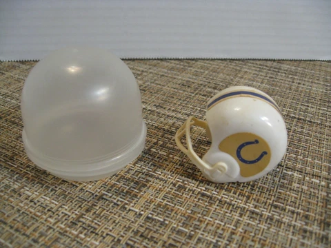 Vintage Miniature NFL Football Helmet Vending Capsule - Baltimore Colts -1970s Cover