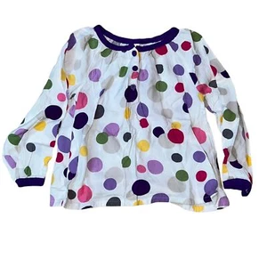 Gymboree Polka Dot Mousing Around Girls Blouse Sz 4 - Picture 1 of 3