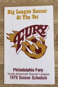 1979 Philadelphia Fury Soccer Schedule Budweiser - Picture 1 of 3