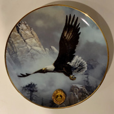 Alaska Chilkat Bald Eagle Preserve L.E. Plate By Ted Blaylock "Save the Eagle"