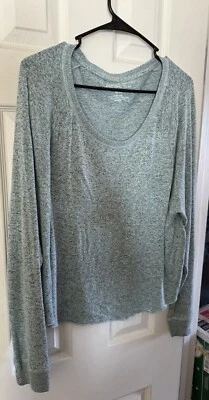 📟📟Sudadera Aeropostale Live Love Dream Vintage Verde y Negra Talla XL 📟📟 Foto 1 de 3