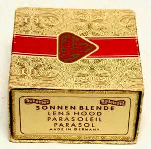 ROLLEI FRANKE & HEIDECKE BAY 1 LENS HOOD-WITH CASE AND BOX-MINT! - Picture 1 of 7