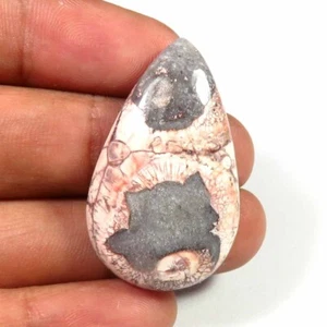 Cabochon diaspro occhio naturale 35x21 mm gemme lisce pera fatte a mano 29 cts BI-21 - Foto 1 di 9