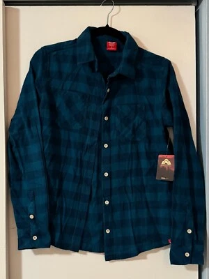 Nuevo Eastern Mountain Sports (EMS) Madera Nuevo con Etiquetas Franela Azul Marroquí Para Mujer Pequeño Foto 1 de 4