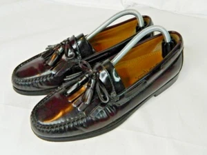 Cole Haan Men's CO2692 Dark Brown Tassel Slip On Loafers Shoes Size 8.5 D - Picture 1 of 8