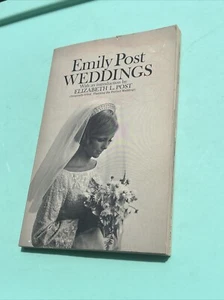 Emily Post Weddings Book by Rosalie Brody 1963 Vintage Copy - Picture 1 of 10