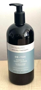 Pecksniffs Aromatherapy De-Tox Hand & Body Lotion 500ml Thyme & Elemi - Picture 1 of 1