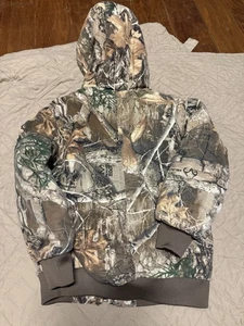Blue Mountain BoyCamo Hunting Jacket Full Zip Hooded Lined Pockets (Youth Small) - Picture 1 of 6