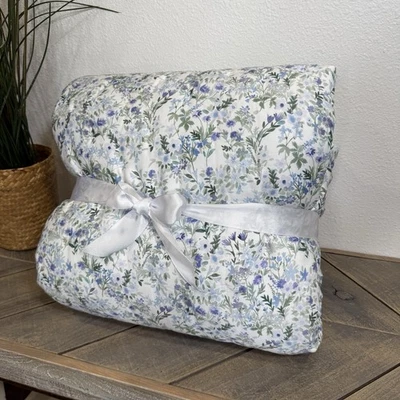 ДВУСТОРОННЕЕ ОДЕЯЛО POTTERY BARN AERIN С ЦВЕТОЧНЫМ РИСУНКОМ, TWIN/XL ~ КЛАССНОЕ МУЛЬТИ - Изображение 1 из 4