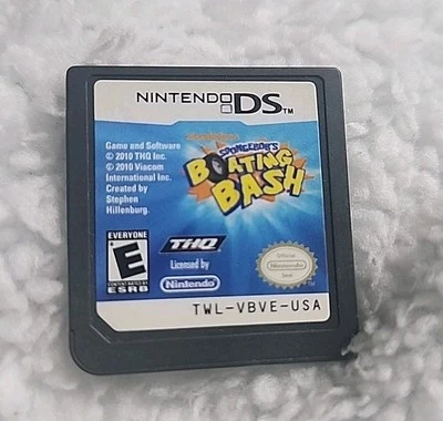 Nintendo DS SpongeBob's Boating Bash Video Game Cartridge - Image 1 of 2