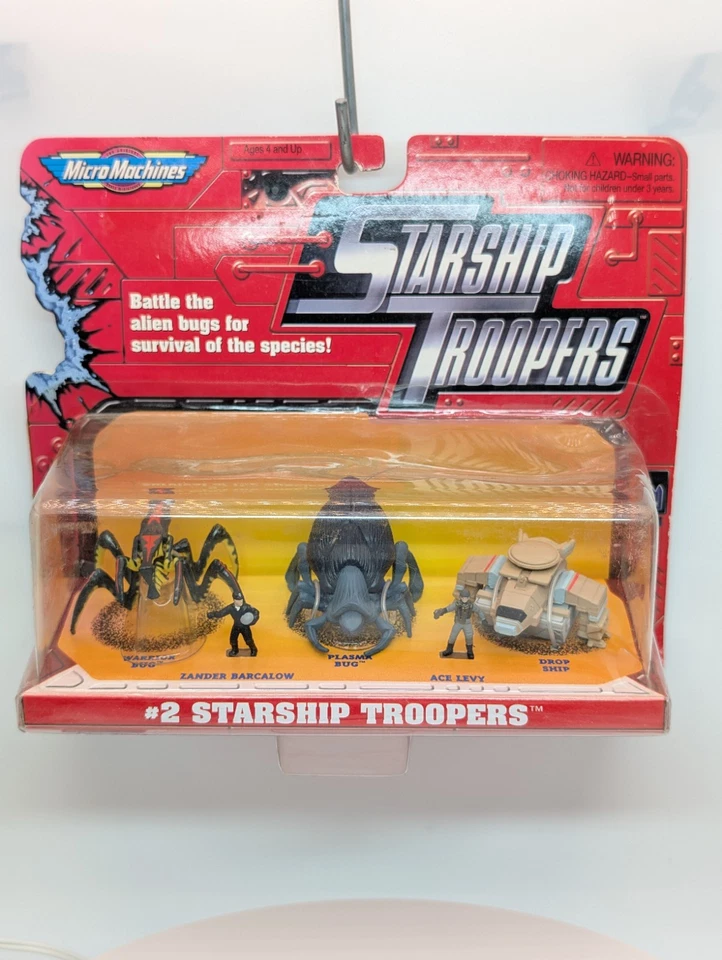 Micro Machines Starship Troopers Set 2 Warrior Bug Plasma Droid Ship - Image 1 of 4