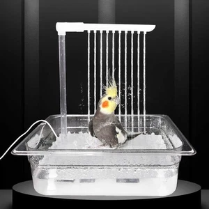 Parrot Automatic Bathtub With Shower Parrot Bath Tub Shower Grooming Incredible, - Picture 1 of 11