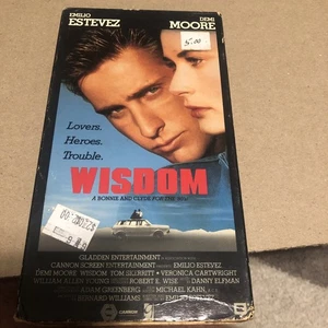 Wisdom 1987 (VHS 1991) Emilio Estevez Demi Moore  - Picture 1 of 5