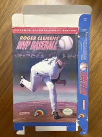 NES ROGER CLEMENS' MVP BASEBALL, by NINTENDO, Box Only