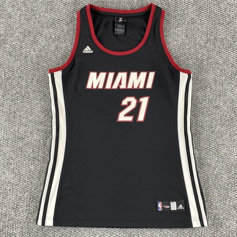 Adidas Womens NBA 4Her Miami Heat Basketball Jersey #21 Whiteside Size Large Cover