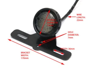 NEW BMW LED Taillight Stop Rear for R45 R65 R69 R100 Cafe Racer Scrambler - Picture 1 of 8