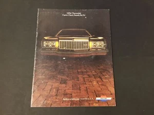 1974 Chevrolet Caprice Classic, Impala, Bel Air Car Brochure With Specs - Picture 1 of 4