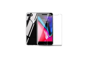 IBROZ Clear case et verre trempé pour Iphone 8 + - Photo 1/6
