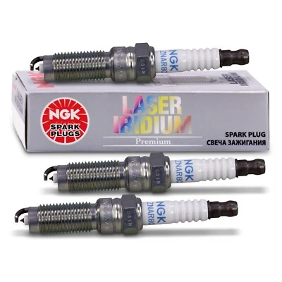 3 Spark Plugs NGK Laser Iridium Ford Focus 3 Fiesta VI VII 1.0 Ecoboost - Image 1 of 4