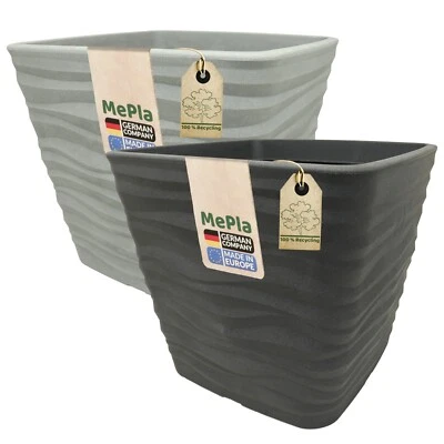 Quadratkübel Bolzano 27-58 cm - aus hochwertigem Kunststoff - LEICHT & FROSTFEST - Bild 1 von 4