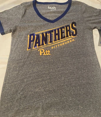 Pittsburgh Panthers Women’s Short Sleeve T Shirt Size Medium Adult Sz M Tee NEW - Image 1 of 4