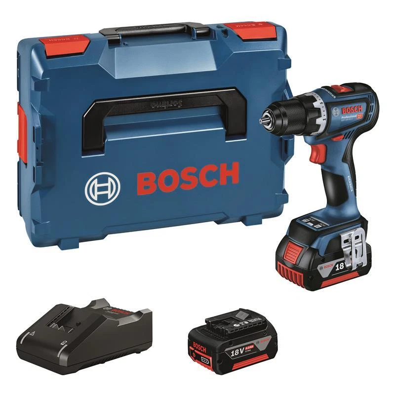 Bosch GSR 18V-90 C Professional Bohrschrauber 64Nm Akku 4Ah Lader 06019K6003