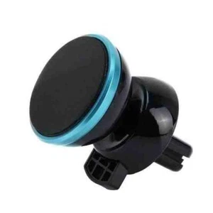 Magnetic Air Vent Mount 6 Magnets - incl 5 Plates - Black/Blue - NEW - UK STOCK! - Zdjęcie 1 z 5