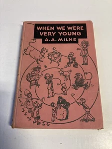 When We Were Very Young, A.A. Milne, hardcover, vintage 1950 EP Dutton - Picture 1 of 9